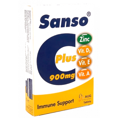 SANSO C PLUS 900 MG ( VITAMIN A + VITAMIN C + VITAMIN D3 + VITAMIN E + ZINC ) DIETARY SUPPLEMENT 28 TABLETS SANSO C PLUS 900 MG ( VITAMIN A + VITAMIN C + VITAMIN D3 + VITAMIN E + ZINC ) DIETARY SUPPLEMENT 28 TABLETS